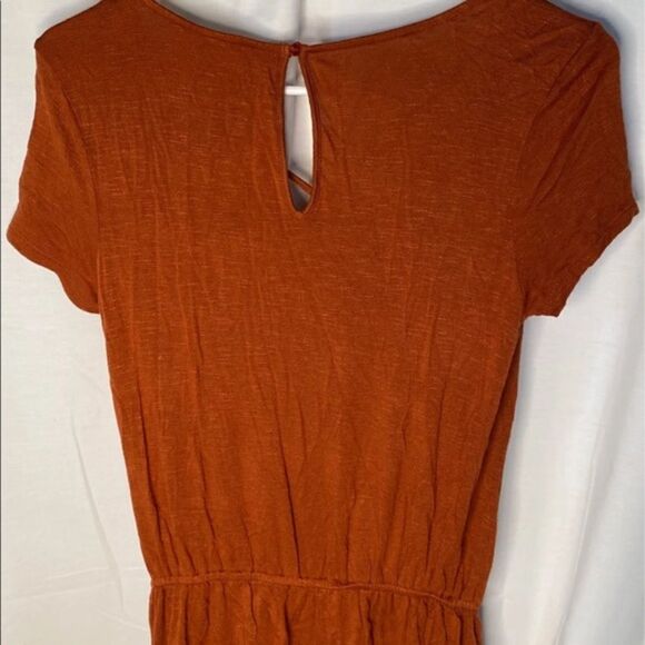 Pink Rose Romper with Pockets - Picture 4 of 4